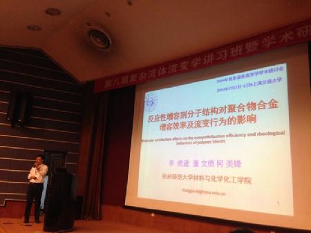 李老师在研讨会上做邀请报告